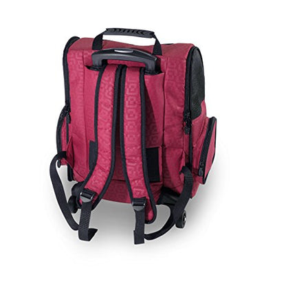 Gen7Pets Dog Carrier - Medium Red Roller Bag Pet Carrier - color: Red, size: 16.5"L x 10.5"W x 19.0"H