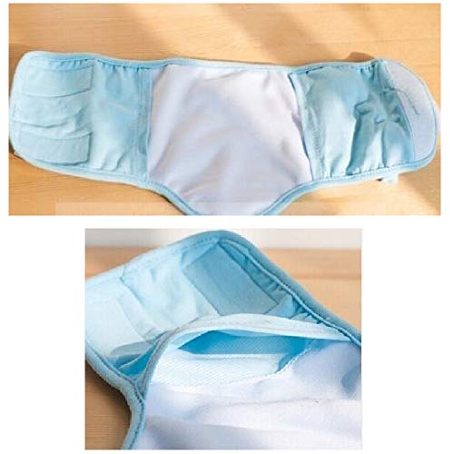 Dog Puppy Funny Diaper Belly Band Male Boy for Small Breeds (Blue Elephant, M - Waist 10" - 13") - size: M - Waist 10" - 13"