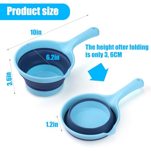 Vodolo Dog Bath Rinse Cup,Portable Foldable Dog Bath Tubs Accessories,Dog Shower Bathtub Dog Pool Supplies,Dog Washing Tools,Dog Shower Attachment