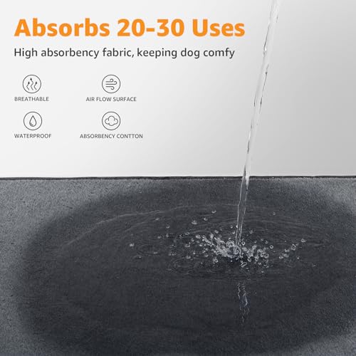 Washable Pee Pads for Dogs 72x72: 4-Layer Extra Large Reusable Puppy Pad Non-Slip Backing, Waterproof Dog Pee Pad Washable for Potty Training, Playpen, Senior Dogs, Whelping, Incontinence - size: 72"x72"