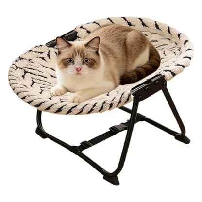 Outdoor Dog Bed - Portable Foldable Washable Non Slip Cot,Foldable 22.44 x 16.14 x 10.23Inch Lifted Dog Bed | for Pets Cats Kitten Puppy Sleep Rest Camping Travel - size: B