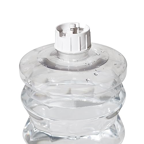 RIZZARI Automatic Water Feeder Bottle, 100% BPA-Free, Gravity Stainless Steel Water Dispenser Bottle, Large Capacity for Cats and Dogs (White,Large)