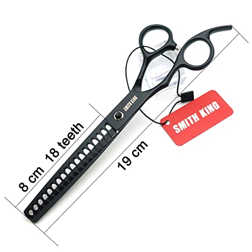 7.0 inches Professional Dog Grooming Scissors Set Straight & Curved & chunkers & comb 4pcs in 1 Set Left-handed