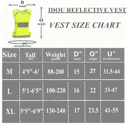 Reflective Vest Safety Running Gear with Pocket,High Visibility for Running,Biking,Walking,Women & Men - color: 2 Pack Neon Yellow, size: Large