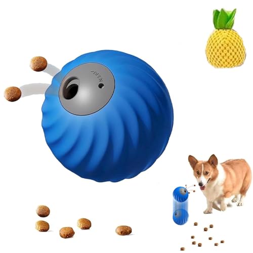 Zoomie 2.0 Buddy, Interactive Dog Toys,Treat Dispensing Dog Puzzle Toy for Small, Medium, Large Dogs – Enrichment Toys for Dogs, Dog Feeder Puzzle Toy, Fun Dog Toys to Keep Them Busy and Engaged(Blue)
