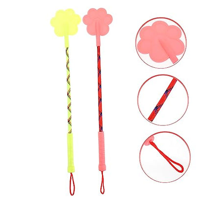 Abaodam 2Pcs Paw Shape Dog Training Flexible Rubber Training Tool for Small Dogs Equipment to Enhance Intelligence and Obedience Fun Pet