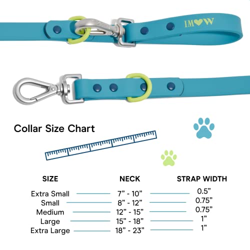 Wild One Dog Collar, Easy-Clean, All Weather Flex-Poly Strap with Metal, Durable, Dirt and Odor Resistant (Hudson, XL) - color: Hudson, size: XL
