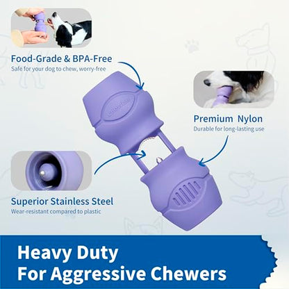 PetClan Chewise Bully Stick Holder, Improved Bully Sticks Holder, Ultimate Secure Heavy Duty, BPA-Free Safety Device to Prevent Choking, Fits Various Bully Sticks and Dog Sizes - color: Purple, size: Small