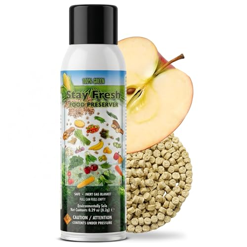 Harrison’s Stay Fresh Food Preserver – Freshness Spray for Pet Food, Fruits, Vegetables, Nuts, Seeds & Snacks – Extends Shelf Life, Maintains Flavor, Color, Texture & Nutrition