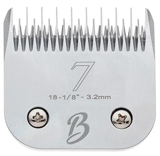 Detachable A Series 7 Skip Tooth Blade Dog Grooming Cuts Length 1/8" - 3.2mm Japanese High Carbon Steel 7 Dog Grooming Blade Supplies | Detachable Blade Clippers (Compatible A5 Series(B7) - color: 7 (1/8" or 3.2mm) Skip Tooth