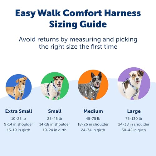 PetSafe Easy Walk Comfort No-Pull Dog Harness Padding - Better Walks on 1st Use - 5 Points of Adjustment XS, Green Gingham - color: Gingham, size: Extra Small