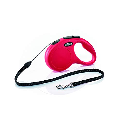 Automatic Leash Flexi New Classic Tape S 5M Red - size: Small (5m)