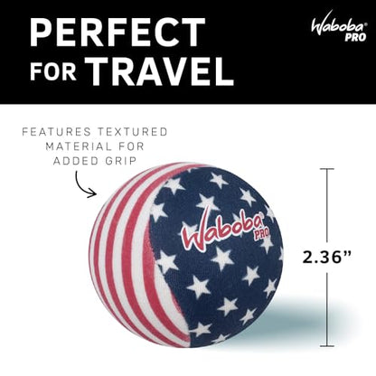Waboba Water Skipping Ball Toy for Swimming Pool and Beach Games - Water Bouncing Ball Gift for Kids and Teens – Stars & Stripes