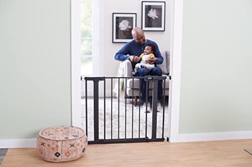 Safety 1st Easy Install 28'' Walk Thru Gate, Fits Between 29'' and 38'', Black, 1-Pack,(GA105CBLK) - color: Black, size: 1-Pack