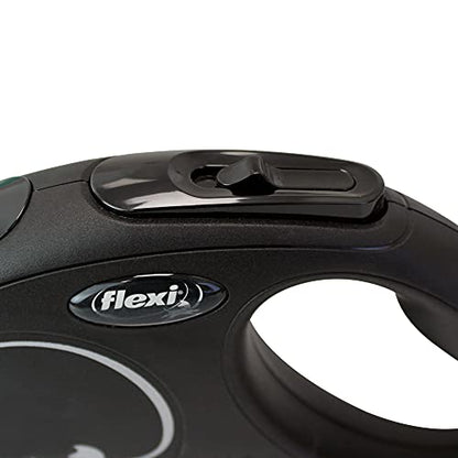 Flexi - New Classic Leash - Black - S - 16 ft - size: 5 meters