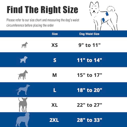 Male Belly Bands Dogs Diapers(4 Pack), Washable Reusable High Absorbing Boy Doggy Wraps Panties Doggie Puppy Pooping Potty Training Incontinence Marking Pañal para Perro Black Blue Gray Grey Small - color: Black Blue Gray Grey, size: Small (11"-14")