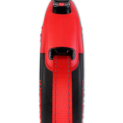 Alcott Kong Ultimate Retractable Dog Leash, Extra Large, Red, 16' Long - color: Red, size: X-Large 16'