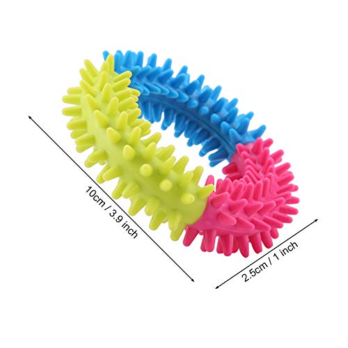 TOPINCN Pets Chew Toys, Chew Toys Ring, Non Material Cute Ring Shape for Pets Dogs Puppy