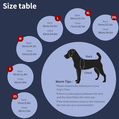 Dog Winter Coat, Warm Dog Jacket Reflective Adjustable Fleece Vest with Harness Built in,Windproof Pet Snow Jacket Snowsuit with Zipper for Small Medium Dogs, Navy Blue XS - color: Blue, size: X-Small