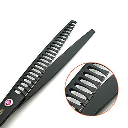 Smithking 8.0 inches Professional Dog Grooming Scissors Set chunkers Scissors
