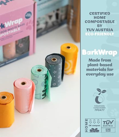 240 Compostable Dog Poop Bags Rolls Raspberry Scented Extra Thick Leak-Proof Dog Waste Bags With Easy Open Design Durable Doggy Bags For Pet Waste Pickup Refill Standard Dispenser 10% To Charity - style: RASPBERRY