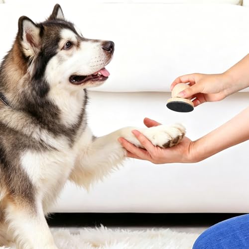 Pawsmooth Silent Dog Nail File, Dog Nail File with 6PCS Replaceable Filing Disc, Dogs Self Nails Files Board, Gentle Pet Nail Care Tool for Dogs and Cat