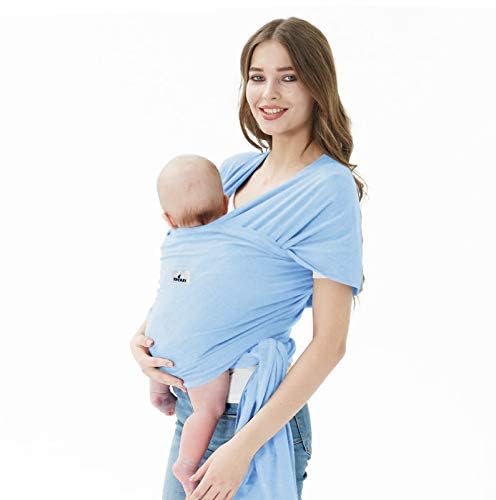 Baby Wraps Carrier, Jeroray Baby Carrier,Hands Free Infant Carrier, Lightweight,Breathable,Softness,Baby Blue - color: Baby Blue