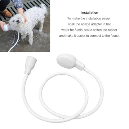 Sink Spray Rubber Hose,Faucet Sprayersink Hose Attachment Sink Hose Attachment Portable Sink Hose Faucet Sprayer Handheld Sink Hose for Pets, Washing Hair, Rinsing Vegetables