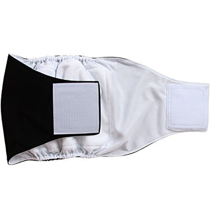 Teamoy Male Dog Belly Bands Washable 4-Pack, Reusable Dog Diapers Wraps for Incontinence & Marking (XL,25"-29" Waist) - size: XL(25"-29"Waist)