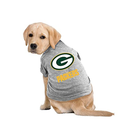 Littlearth NFL Green Bay Packers Pet T-Shirt, Team Color, Small - color: Green Bay Packers, size: Small