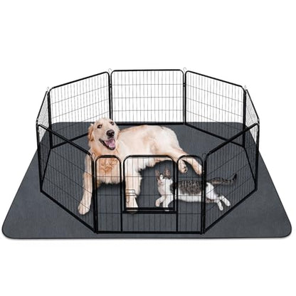 INVENHO Washable Pee Pads for Dogs 60"x48" Reusable Dog Pads Large Upgrade Non-Slip Dog Pee Pads Heavy Absorbency Puppy Pee Pads Quick Dry Whelping Pads/Waterproof Puppy Training Pad - size: 60x48 Inch (Pack of 1)