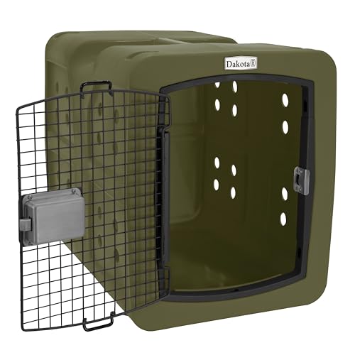 dakota283 Dakota 283 Medium Kennel -Frame Door- Olive - color: Olive, size: Medium