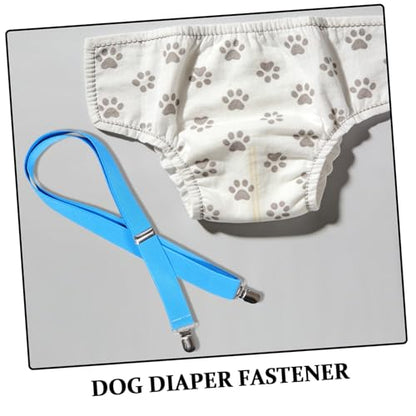 TOYANDONA 5pcs Adjustable Dog Diaper Suspenders with Stretchy Fabric Dog Diaper Support Belt for Puppies and Adult Protects Furniture and Floors During Road Trips and Outdoor Use