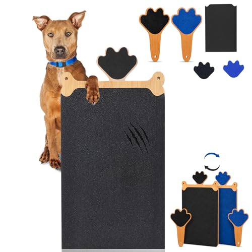 Dog Scratch Board Large Scratching Pad Multi-Functional Trimming Tool Alternative to Dog Nail Clippers and Pet Grinders Pet Nails Care for Dogs&Cats,Interactive Grooming Tool
