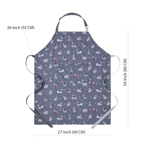 Waterproof Dog Apron for Women, Unisex for Cooking, Dog Grooming, Dishwashing - Lightweight Kitchen & Cleaning Apron