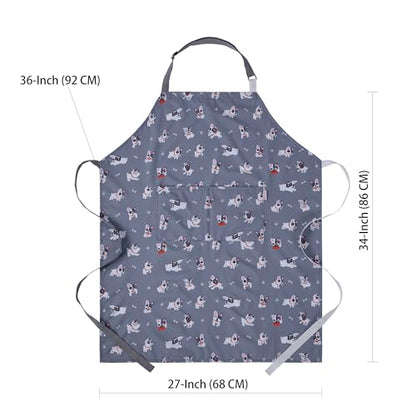 Waterproof Dog Apron for Women, Unisex for Cooking, Dog Grooming, Dishwashing - Lightweight Kitchen & Cleaning Apron