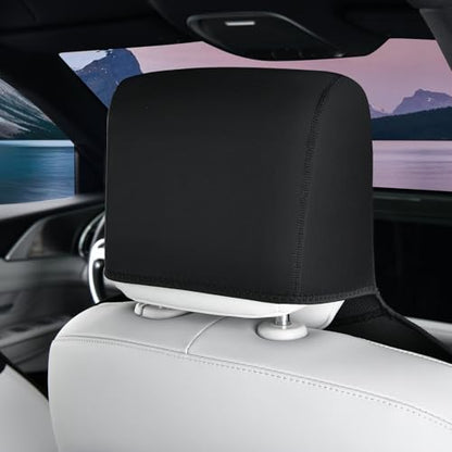 Car seat cover, waterproof protection seat cushion, anti-skid seat cushion, portable and durable dog pet seat cushion, diving material, all season universal seat cover, van, truck, SUV car Red border - color: red