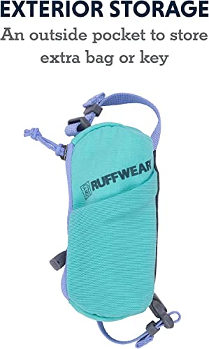 Ruffwear, Stash Bag Mini Dog Poop Bag Holder, Compact Leash Pouch with 2-Strap Attachment, Zip Pocket Fits Standard Roll, Side Slot, Grippy Starter Pad, Cinch Poop Loop, Mesh Pocket, Red Canyon - color: Red Canyon