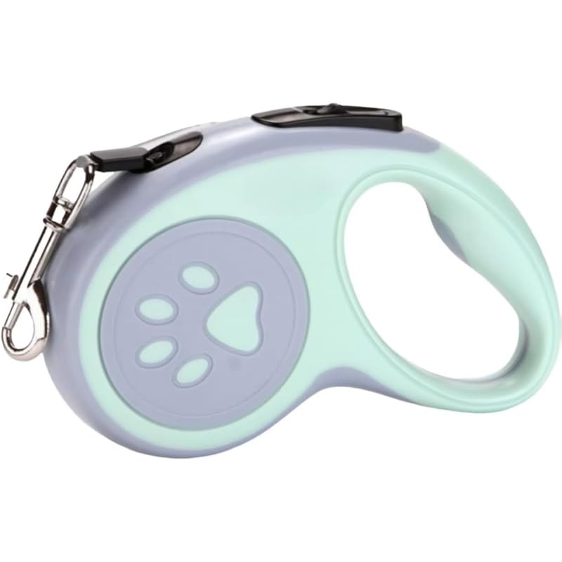 Retractable Dog Leash 118.11 Inches Extendable Lead with Strong Nylon Tape Tangle-Free One-Handed Brake Pause Lock for Small Medium Dogs (Green) - color: Green