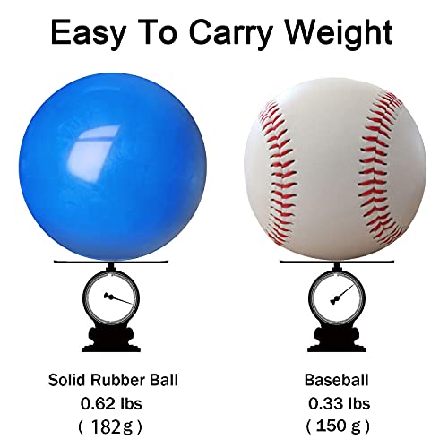 Indestructible dog balls, Solid Rubber Bouncy Balls for Dogs Aggressive Chewers,100% Safe & Non-Toxic, Floating Durable Dog Chew Ball for Medium&Large Dogs to Training, Play, Exercise and Fetch.