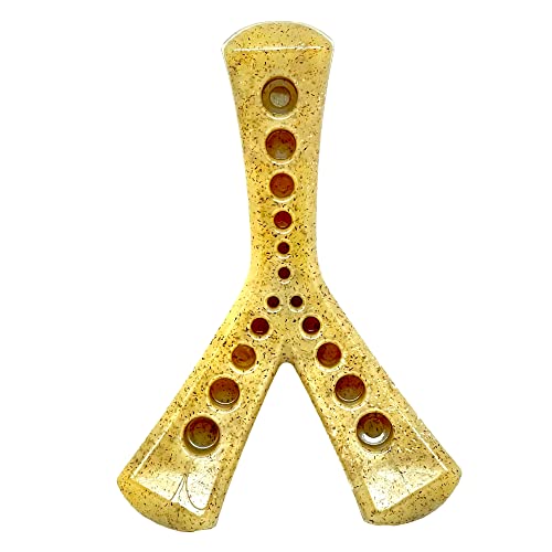 SodaPup Mod Wishbone – Durable Dog Chew Toy and Treat Dispenser Made in USA from Non-Toxic, Pet Safe, Food Safe Nylon Material for Mental Stimulation, Clean Teeth, Fresh Breath, Problem Chewing & More - color: Brown Nylon Mod Wish Bone