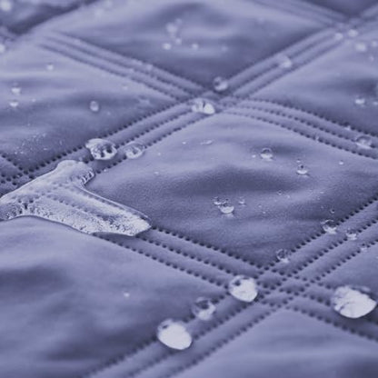 Ameritex Waterproof Dog Bed Cover Pet Blanket with Anti-Slip Back for Furniture Bed Couch Sofa - color: Violetblue, size: 30x53 Inch (Pack of 1)