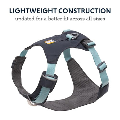 Ruffwear, Hi & Light, Everyday Lightweight Dog Harness, Trail Running, Walking, Hiking, All-Day Wear, Basalt Gray, XX-Small - color: Basalt Gray, size: XX-Small