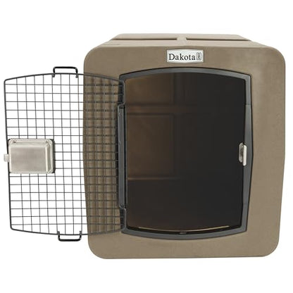 Dakota283 Dakota 283 Large Kennel -Frame Door- Coyote - color: Coyote, size: Large