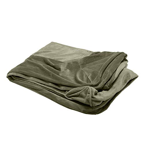 Furhaven Replacement Dog Bed Cover Faux Fur & Velvet Sofa-Style, Machine Washable - Dark Sage, Jumbo (X-Large) - color: (Faux Fur & Velvet) Dark Sage, size: Jumbo
