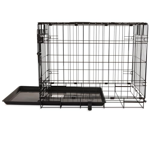 Precision Pet Products One Door Provalue Wire Dog Crate, 24 Inch, For Pets 15-30 lbs, With 5-Point Locking System - size: 24"L x 18"W x 19"H