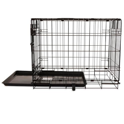 Precision Pet Products One Door Provalue Wire Dog Crate, 24 Inch, For Pets 15-30 lbs, With 5-Point Locking System - size: 24"L x 18"W x 19"H