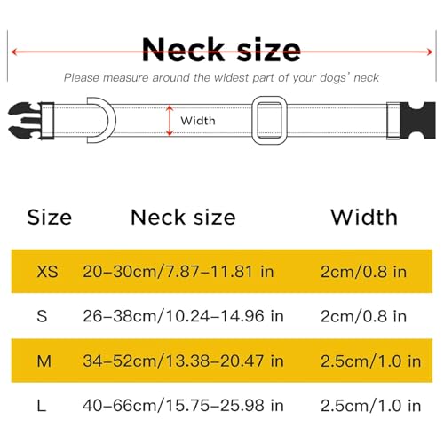 HEELE Dog Collar, Reflective Dog Collar, Soft Neoprene Padded Breathable Nylon Pet Collar Adjustable for Small Dogs, Light Khaki, S(10.23-14.96") - color: Light Khaki, size: Small (10.23-14.96")