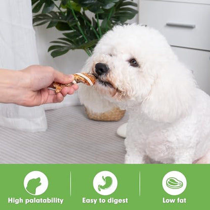 MON2SUN Dog Treats, Triple Flavor Jerky Twist Sticks, 5-7 Inch Chicken Duck and Codfish Sticks Chews for Small Dogs, Healthy Snacks, 10.58 oz (15 Count-Pack of 1) - size: 10.58 Ounce (Pack of 1), style: 5-7 Inch