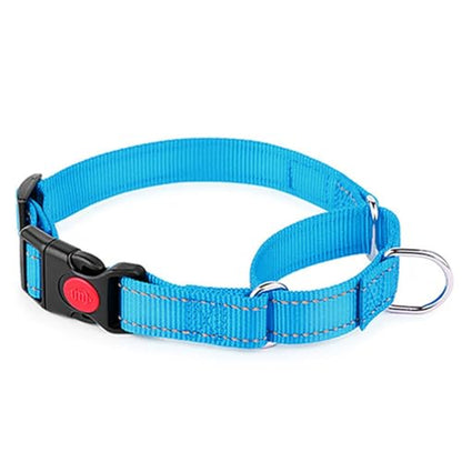 Martingale Collar for Dogs with Buckle,Light Blue S - color: Light Blue, size: S(Neck 10-13.5")